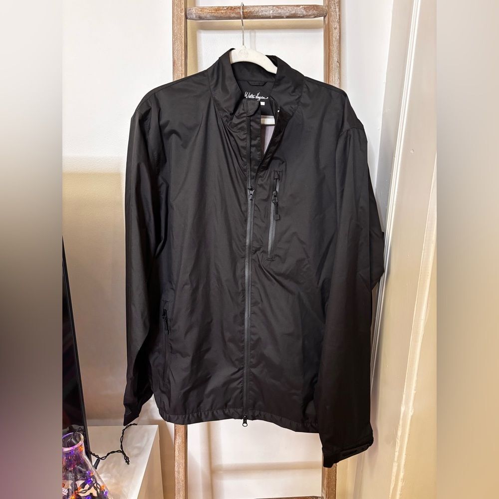 Walter Hagen Black Windbreaker Jacket